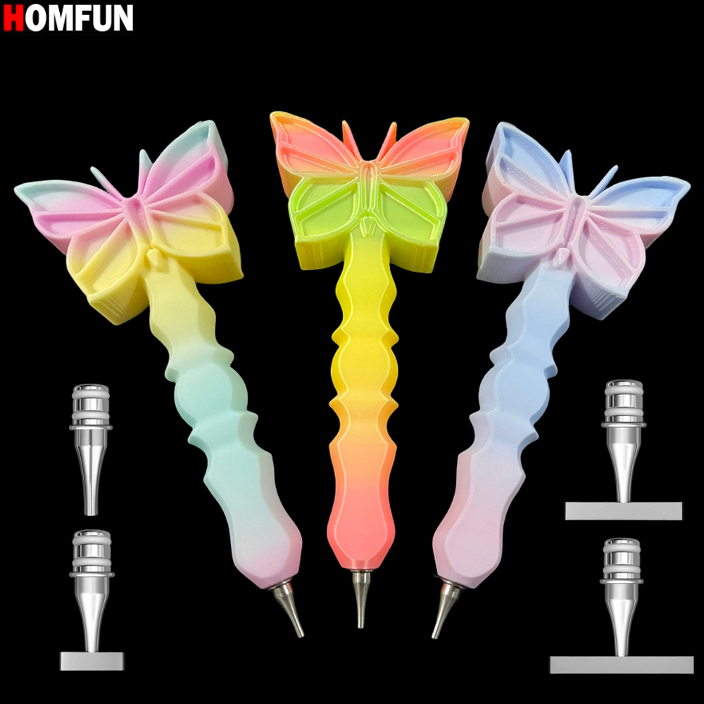 Resin Art Pen - HOMFUN ثلاثية الأبعاد طباعة فراشة الماس