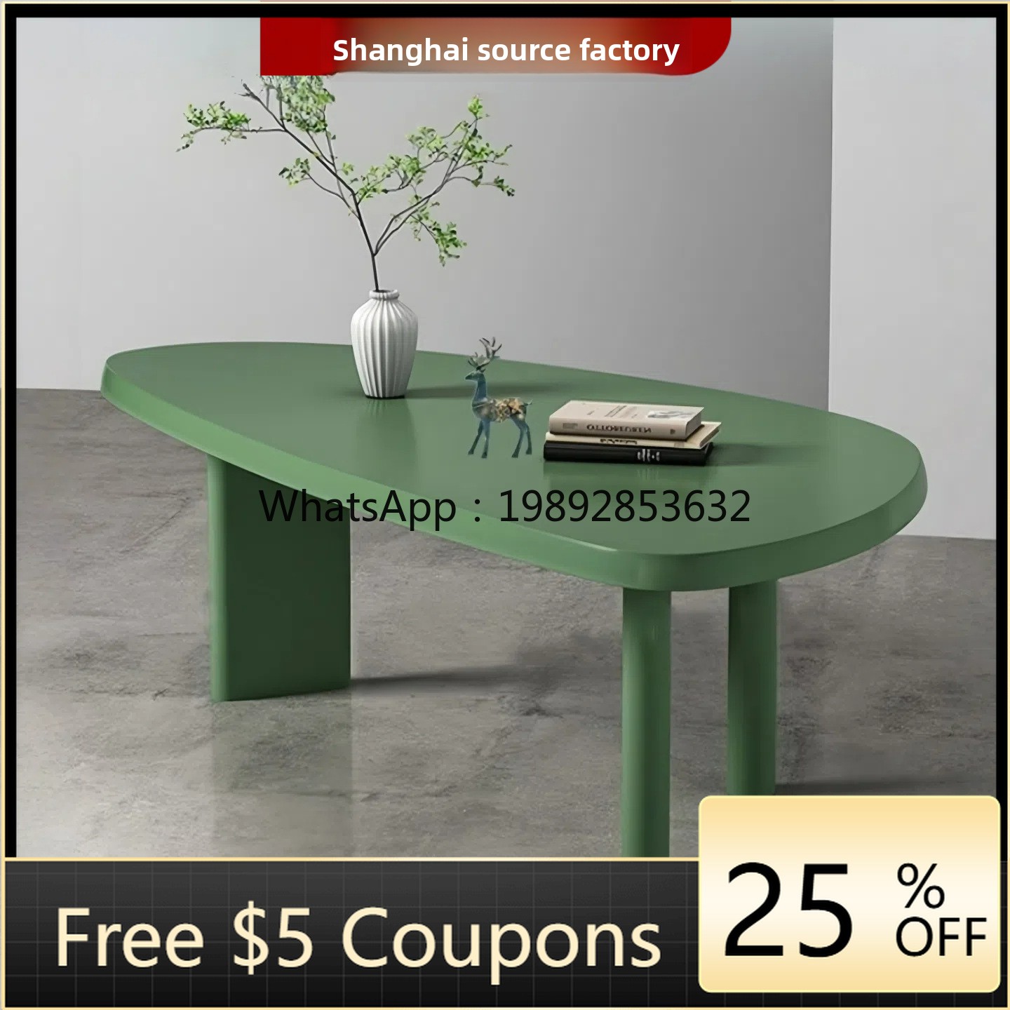 Resin Art Dining Table - طاولة طعام مطلية بالطاولة الإيطالية البسيطة