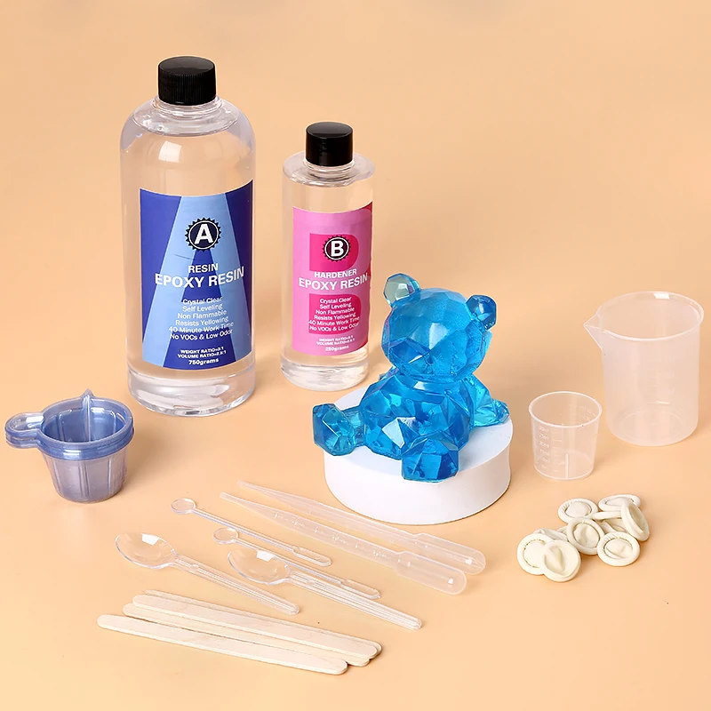 Resin Mixing Cup - طقم راتنجات الايبوكسي كريستال شفاف سهل