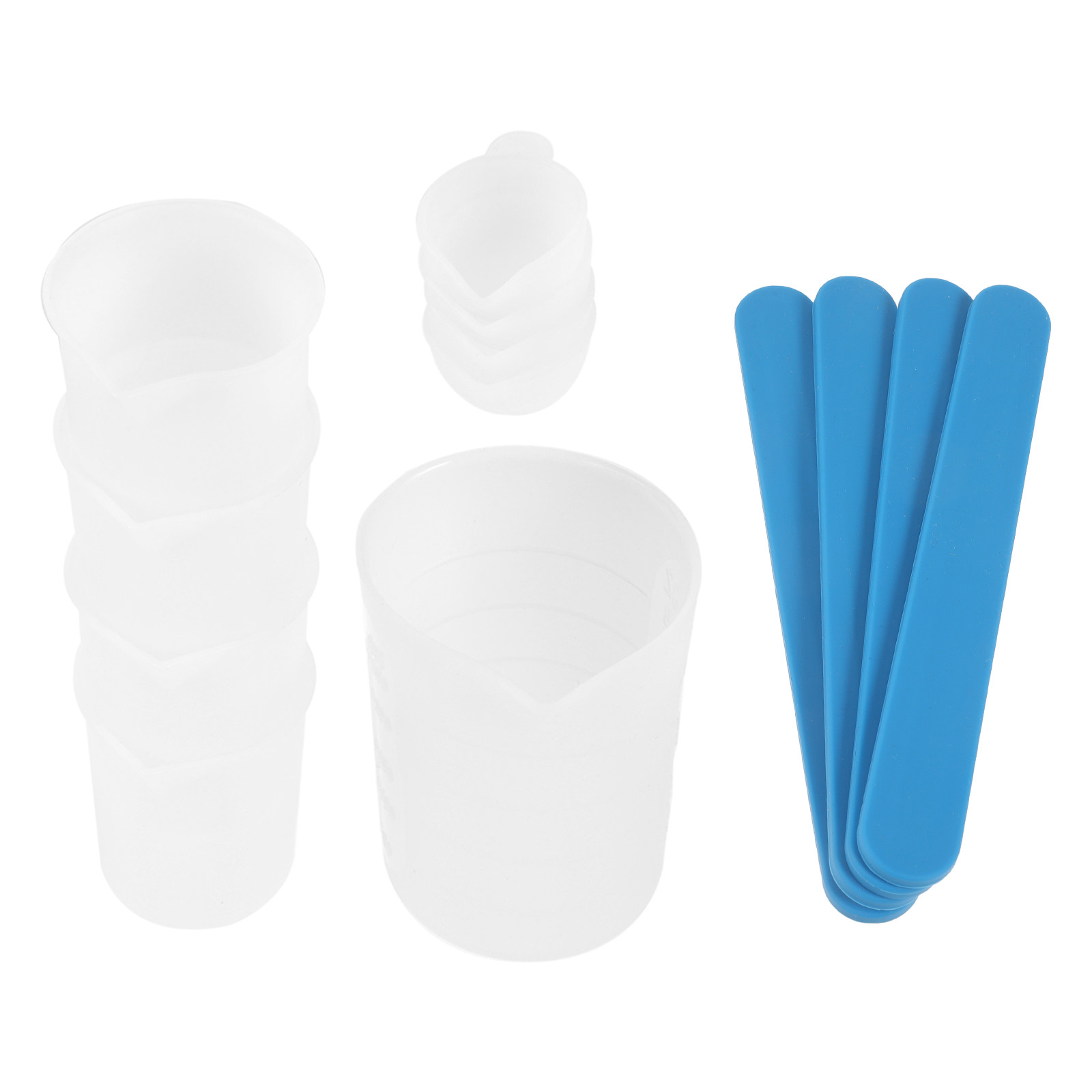Resin Mixing Cup - طقم أدوات خلط الإيبوكسي مع أكواب