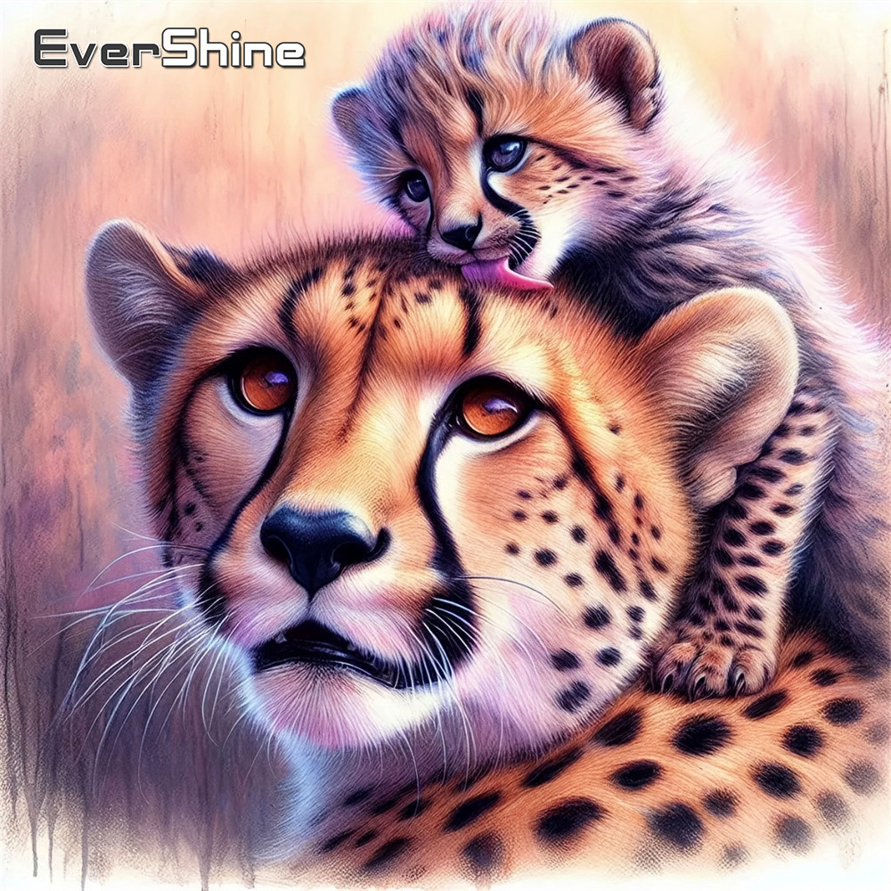 Resin Art Wallpaper - لوحة فسيفساء ماسية من إيفرشاين بتصميم