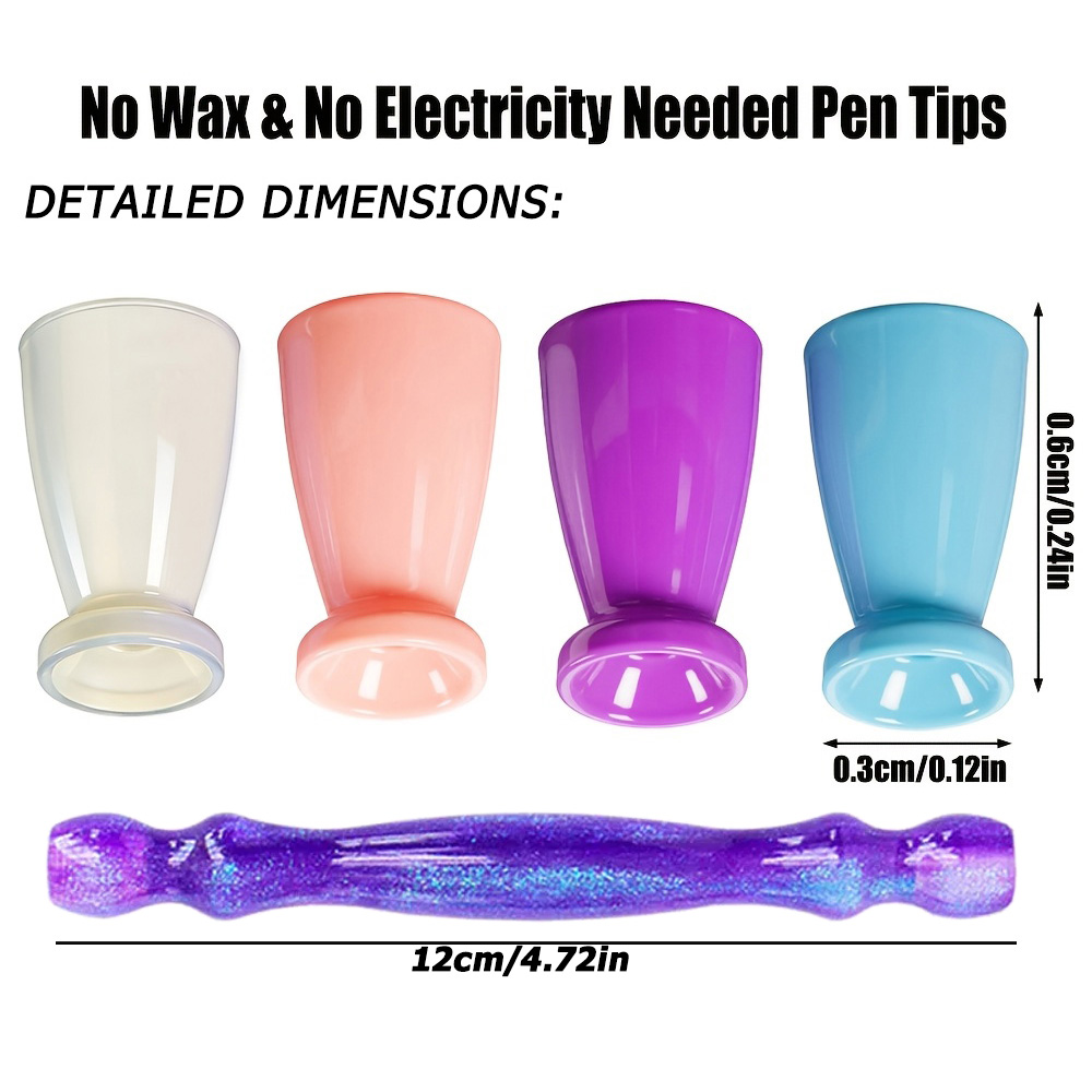 10 قطع من رؤوس أقلام الرسم بال - مراجعة Resin Art Pen وسعره