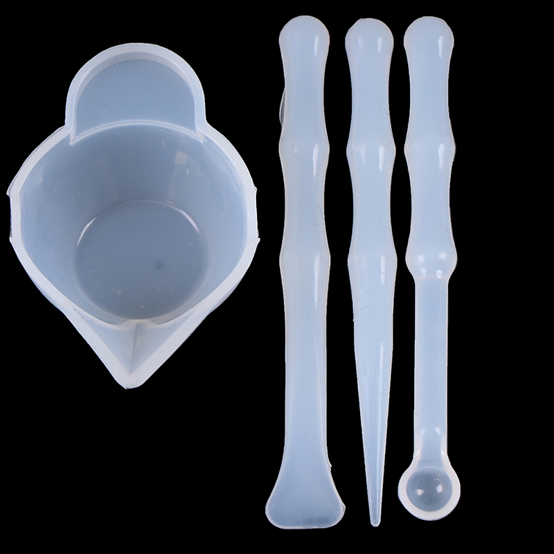 مجموعة واحدة من قوالب السيليكو - مراجعة Resin Mixing Cup وسعره