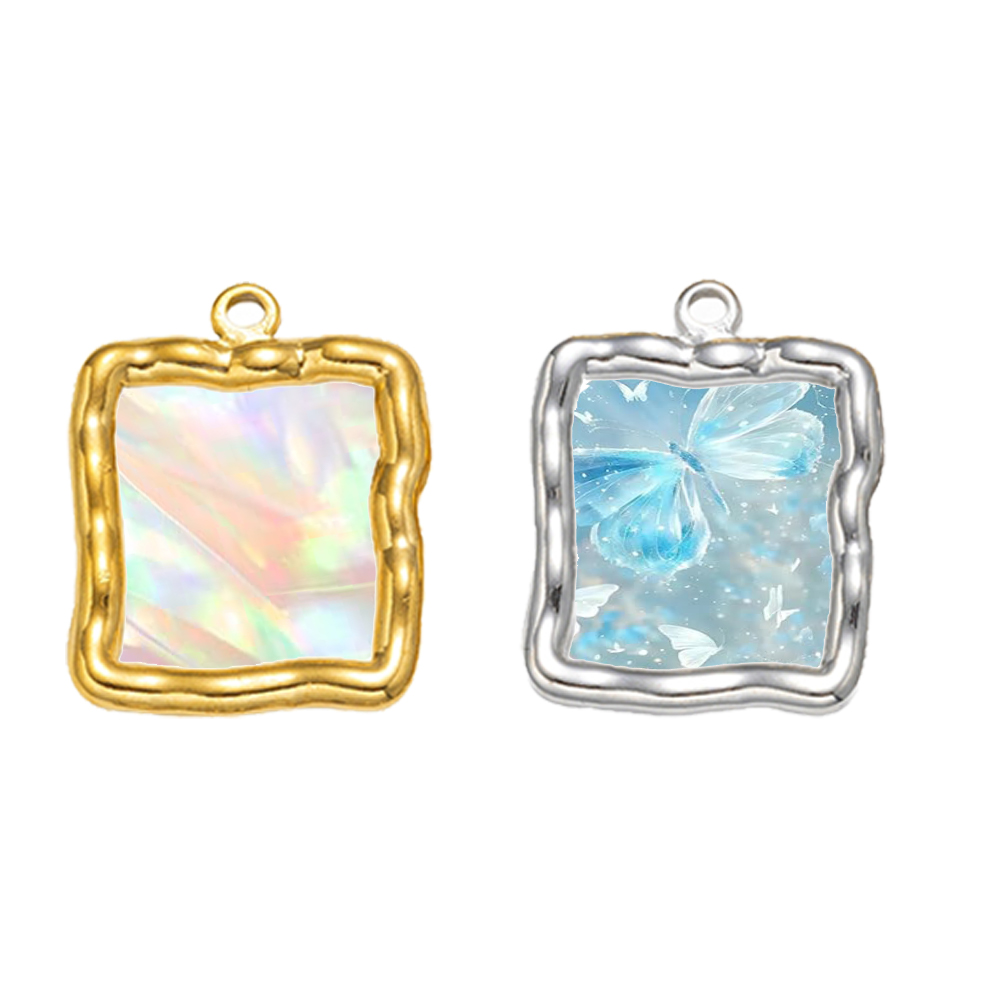 5 قطع الفولاذ المقاوم للصدأ ال - مراجعة Bezels Pendant Resin وسعره