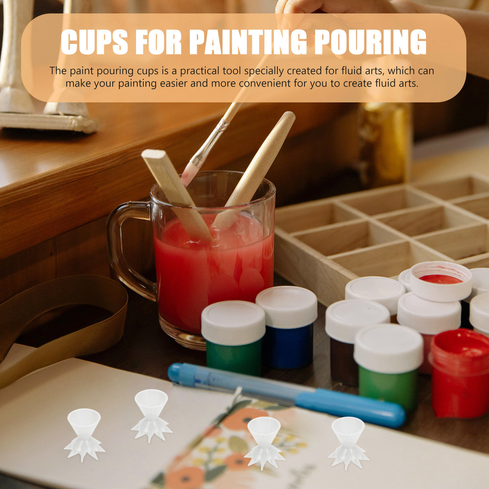 ميني سبليت بور فانل للرسم السا - مراجعة Resin Mixing Cup وسعره