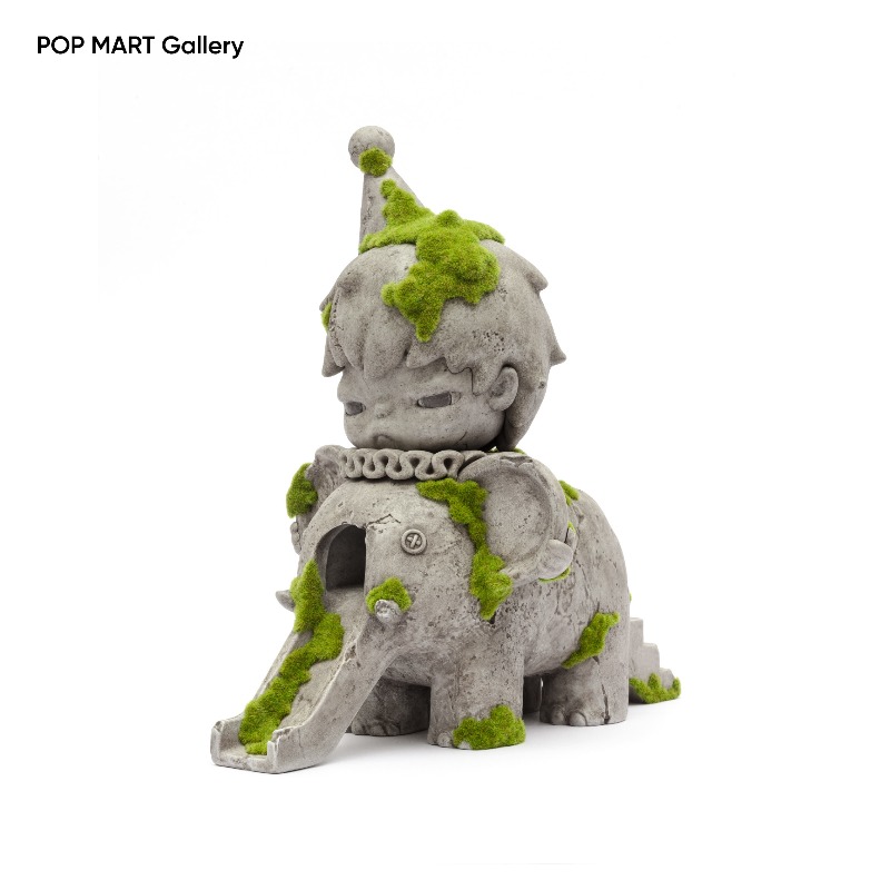 POP MART Hirono Elephant Slide - مراجعة Resin Art Sculptures وسعره