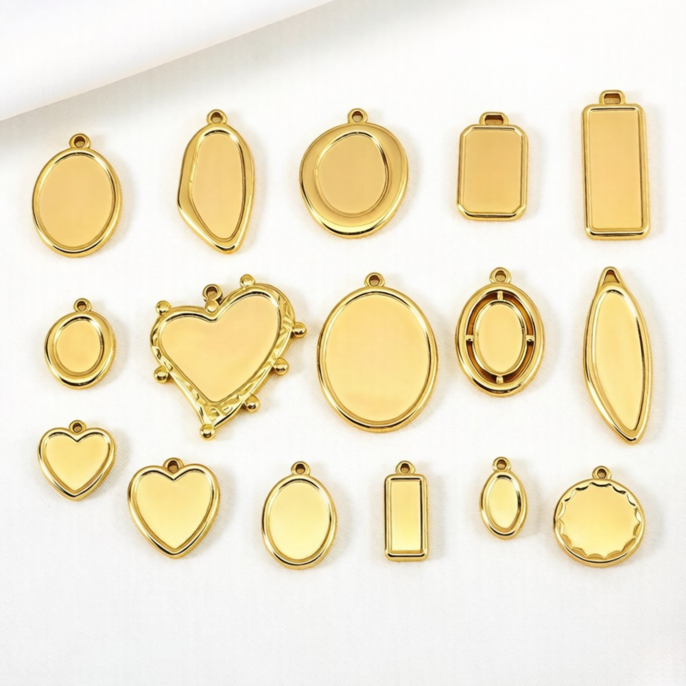 5 قطع، قطعة واحدة، قواعد تعليق - مراجعة Bezels Pendant Resin وسعره