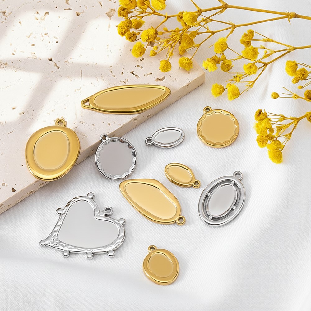 5 قطع، قطعة واحدة، قواعد تعليق - مراجعة Bezels Pendant Resin وسعره