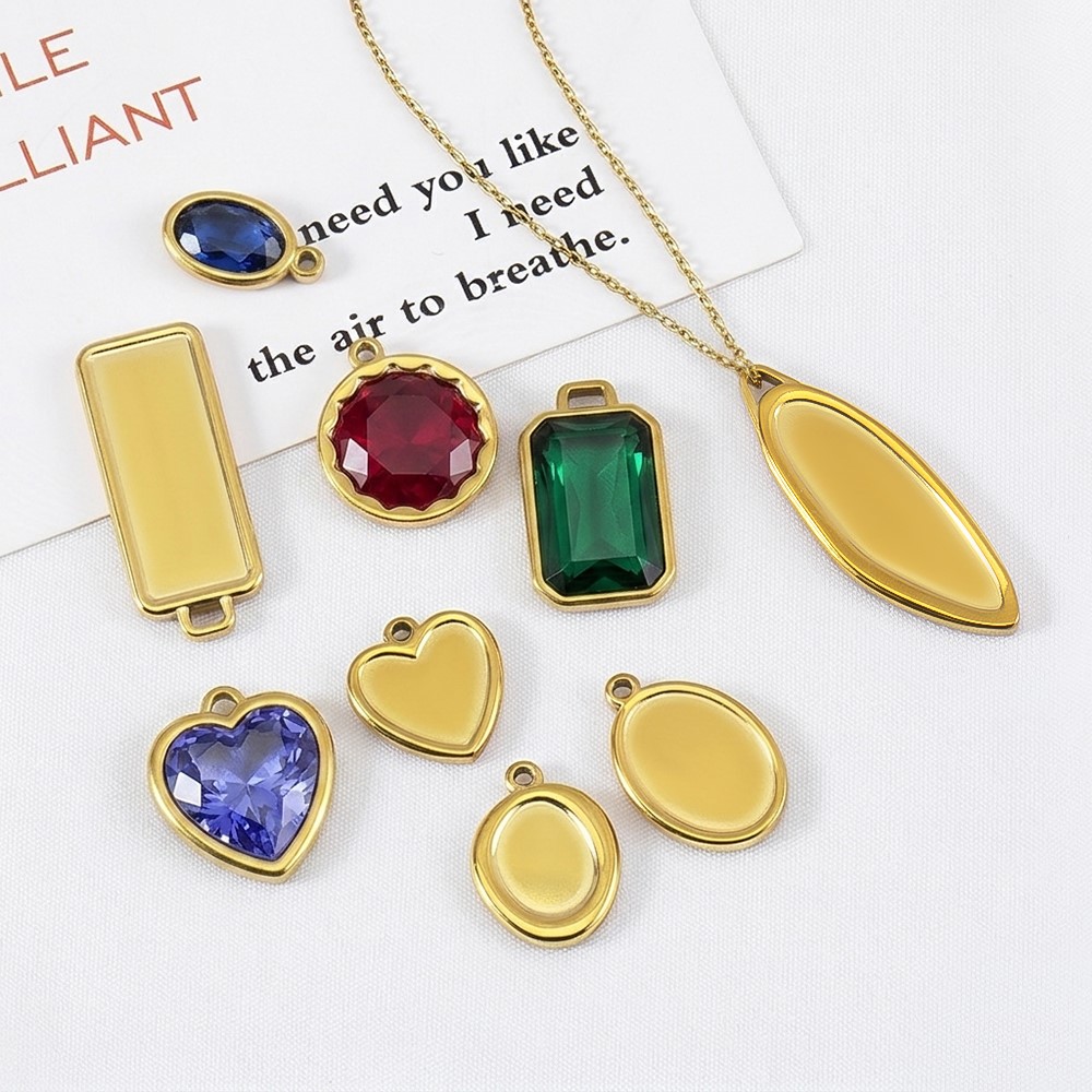 5 قطع، قطعة واحدة، قواعد تعليق - مراجعة Bezels Pendant Resin وسعره