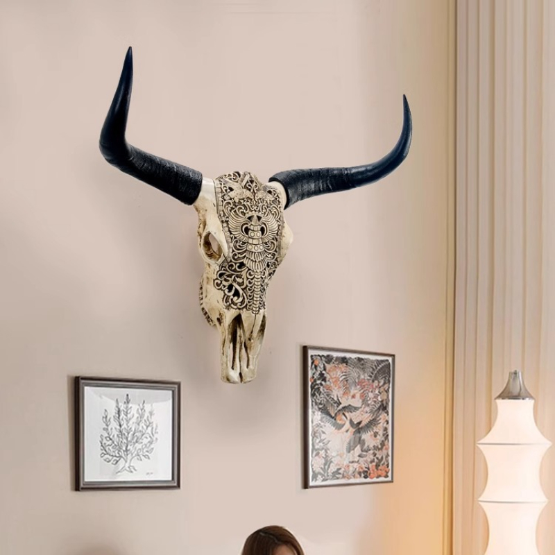 الراتنج الثور رئيس الجدار الدي - مراجعة Background Resin Art وسعره