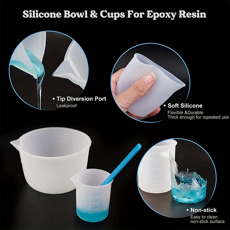 أكواب قياس من السيليكون، مستلز - مراجعة Resin Mixing Cup وسعره