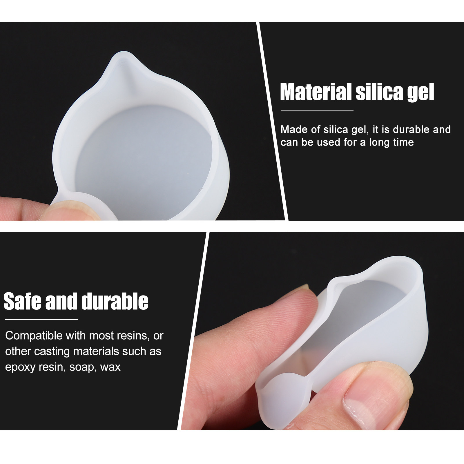 مجموعة أدوات سيليكون لخلط وتوز - مراجعة Resin Mixing Cup وسعره
