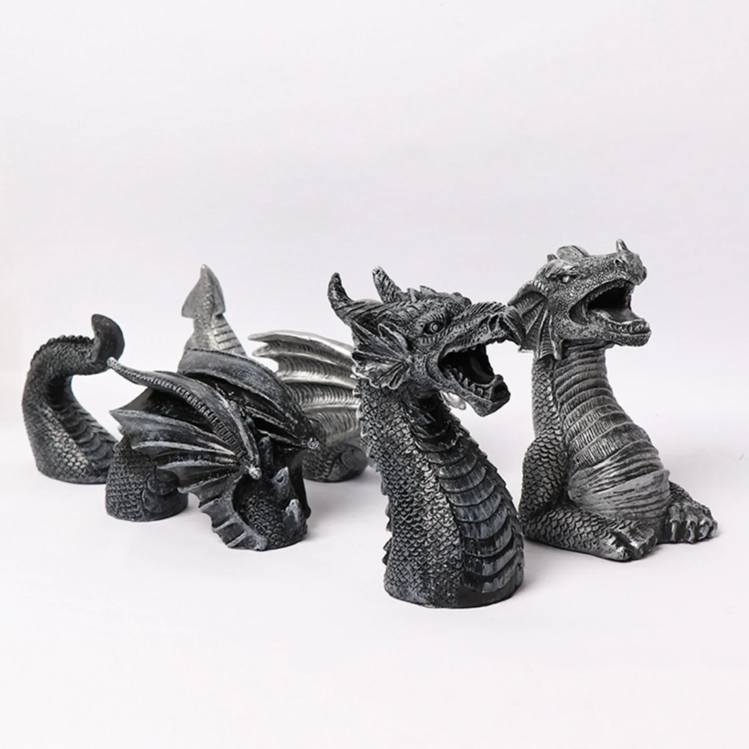 التماثيل الراتنج التنين للحديق - مراجعة Resin Art Sculptures وسعره