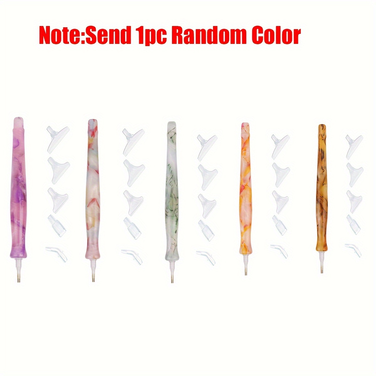 1 قطعة لون عشوائي الراتنج الرج - مراجعة Resin Art Pen وسعره
