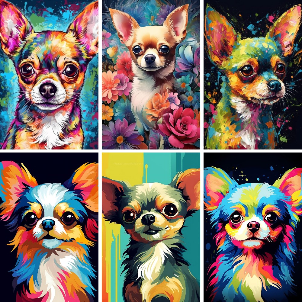 لوحة ماسية ذاتية الصنع للكلاب  - مراجعة Resin Art Wallpaper وسعره