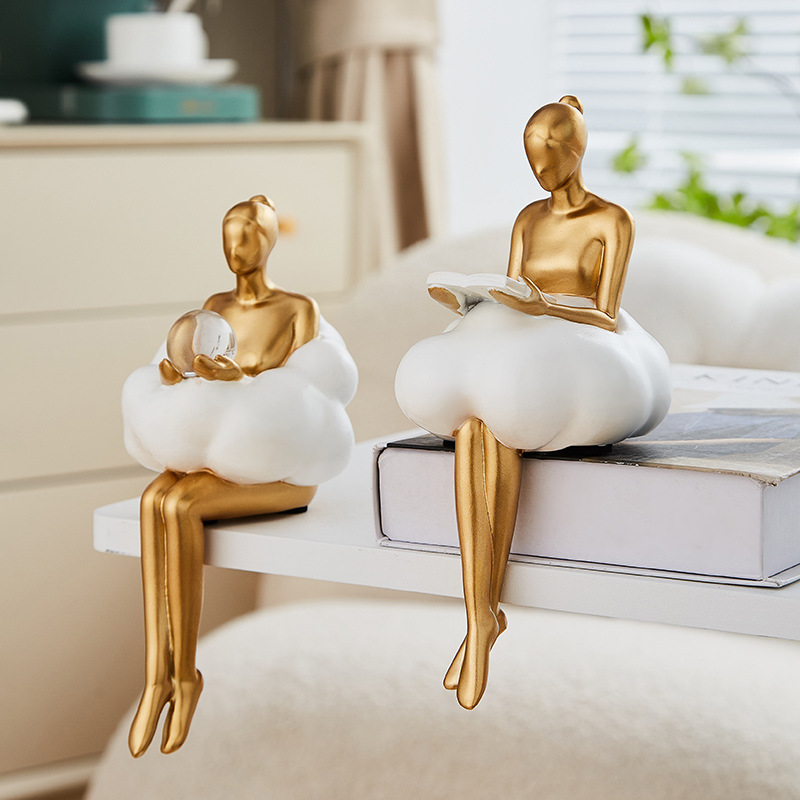 تمثال فتاة الباليه على شكل سحا - مراجعة Resin Art Dining Table وسعره