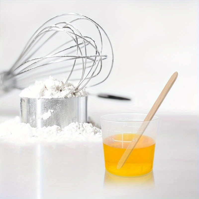50 قطعة من أكواب الخلط الشفافة - مراجعة Resin Mixing Cup وسعره