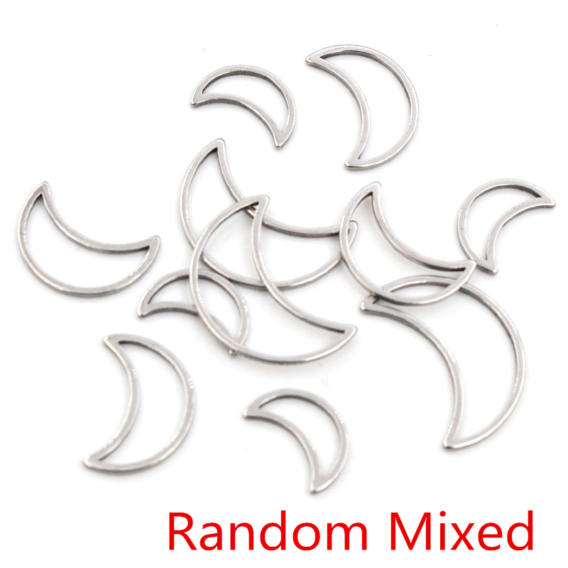 20 قطعة 3 حجم القمر سحر الذهب  - مراجعة Bezels Pendant Resin وسعره