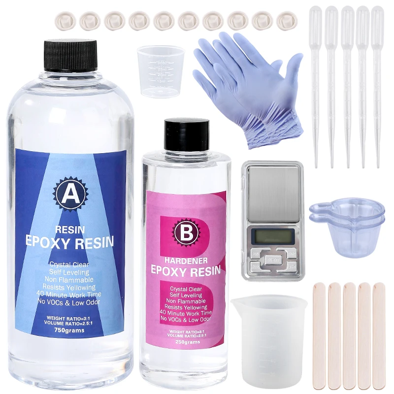 طقم راتنجات الايبوكسي كريستال  - مراجعة Resin Mixing Cup وسعره
