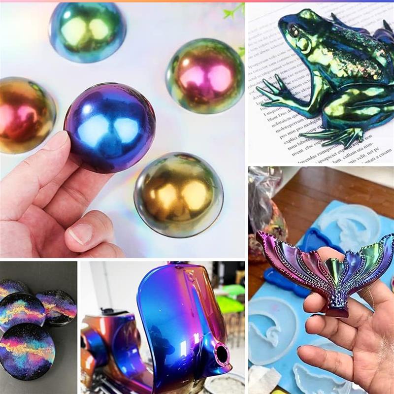 مسحوق لؤلؤي مشوه سحري ، حرباء  - مراجعة Resin Mixing Cup وسعره