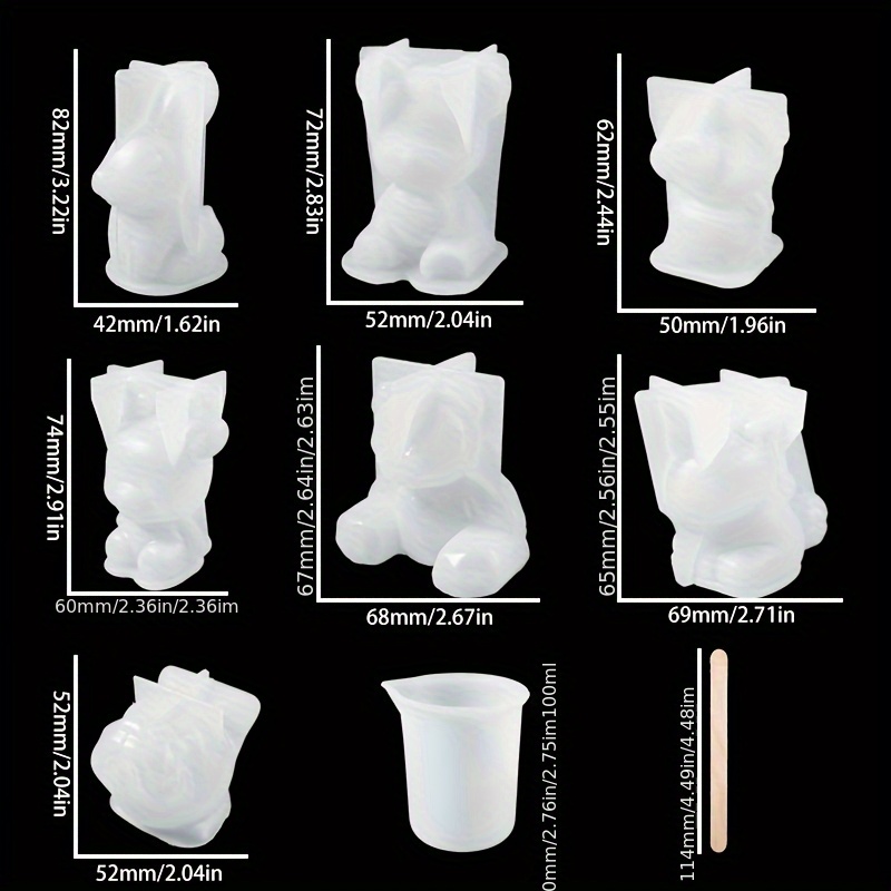 مجموعة قوالب مصنوعة من الراتنج - مراجعة Resin Art Engagement وسعره