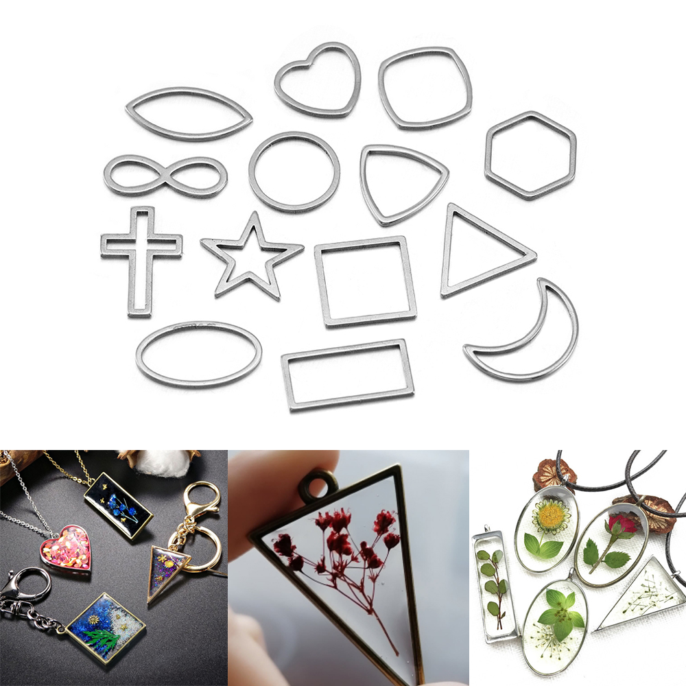 30 قطعة/الوحدة الحدود قالب هند - مراجعة Bezels Pendant Resin وسعره