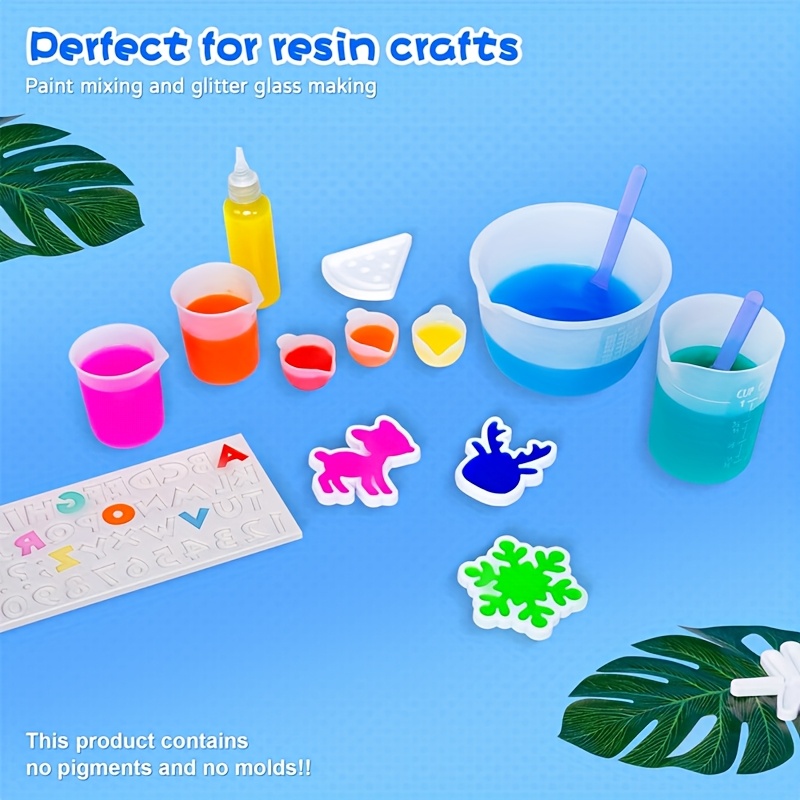 أكواب قياس وخلط من السيليكون ل - مراجعة Resin Mixing Cup وسعره