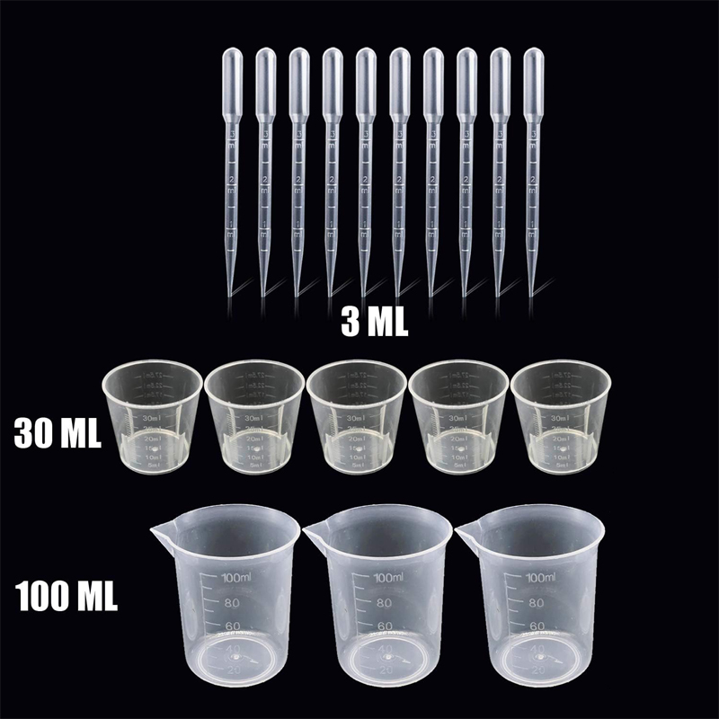 مجموعة أدوات صب الراتنج الإيبو - مراجعة Resin Mixing Cup وسعره