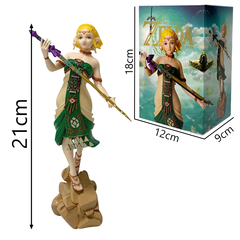 جديد: مجسم أنمي 21 سم من أسطور - مراجعة Resin Art Zelda وسعره