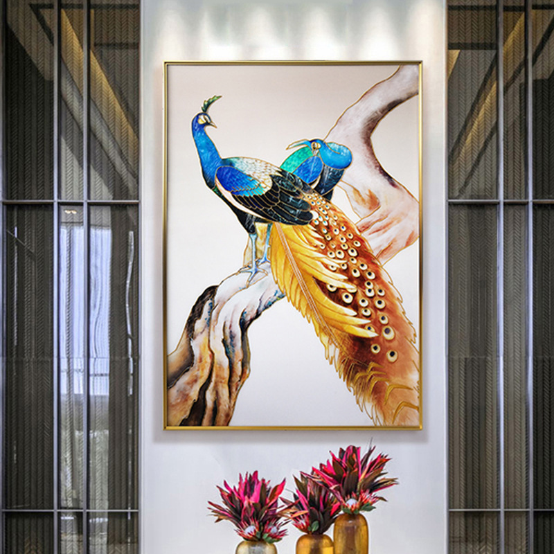 لوحة جدارية فنية حديثة مصنوعة  - مراجعة Background Resin Art وسعره