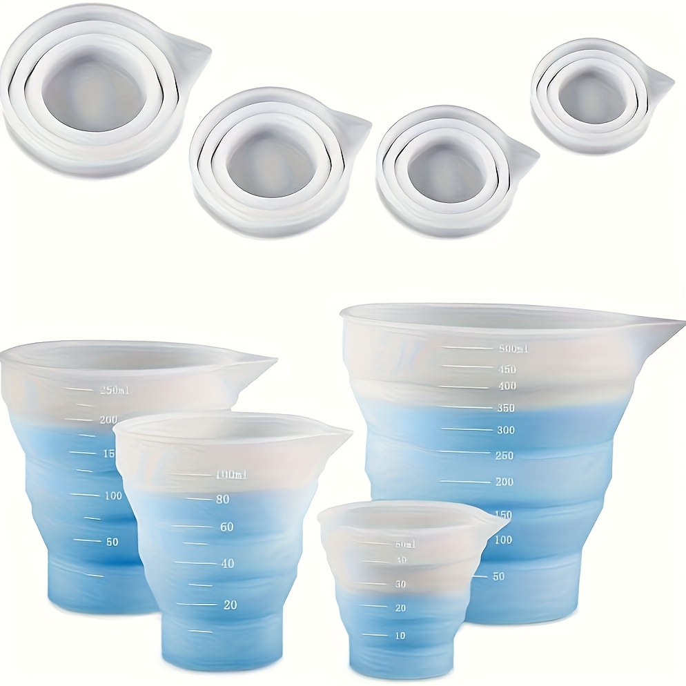 كوب قياس سيليكون قابل للطي سعة - مراجعة Resin Mixing Cup وسعره