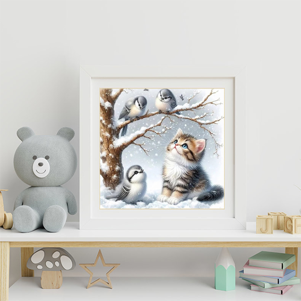 Evershine القط الماس الفسيفساء - مراجعة Resin Art Wallpaper وسعره