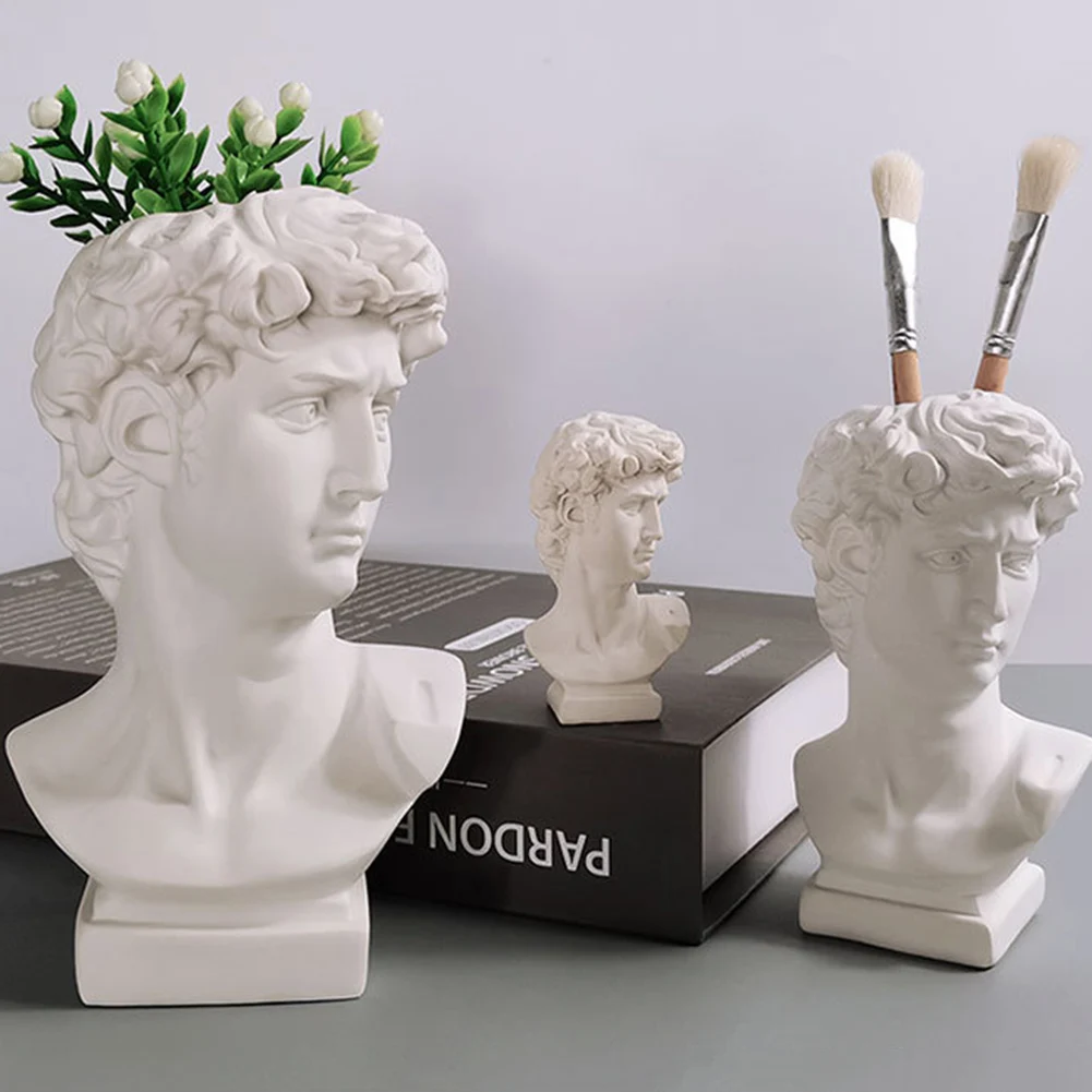 تمثال إبداعي حامل قلم نحت ، صو - مراجعة Resin Art Pen وسعره