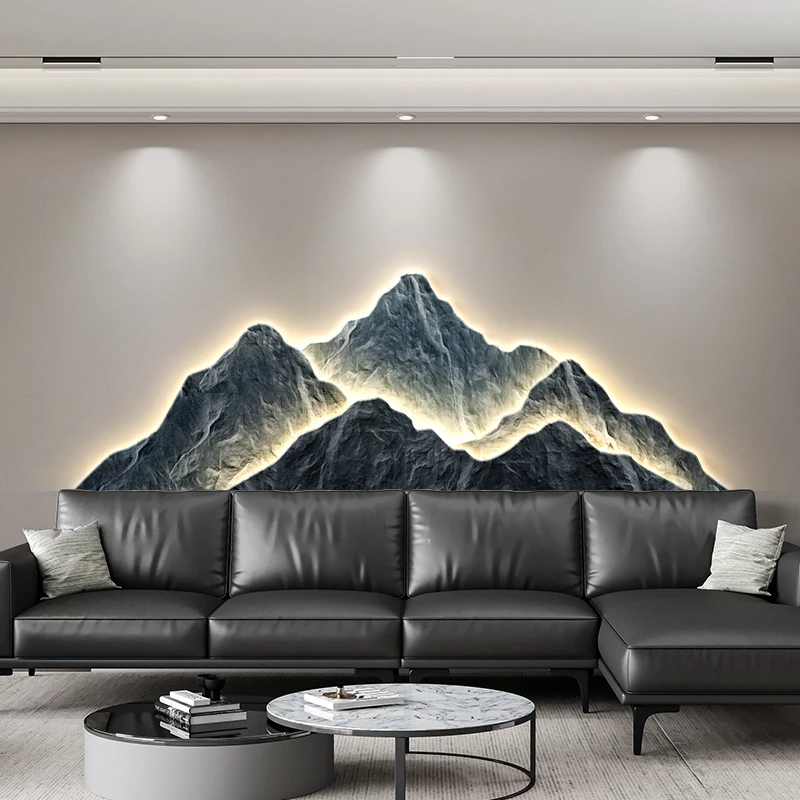 مصباح جداري حديث لغرفة المعيشة - مراجعة Background Resin Art وسعره