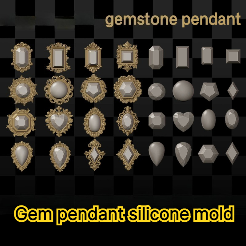 قالب سيليكون لصنع قلادات الأحج - مراجعة Bezels Pendant Resin وسعره