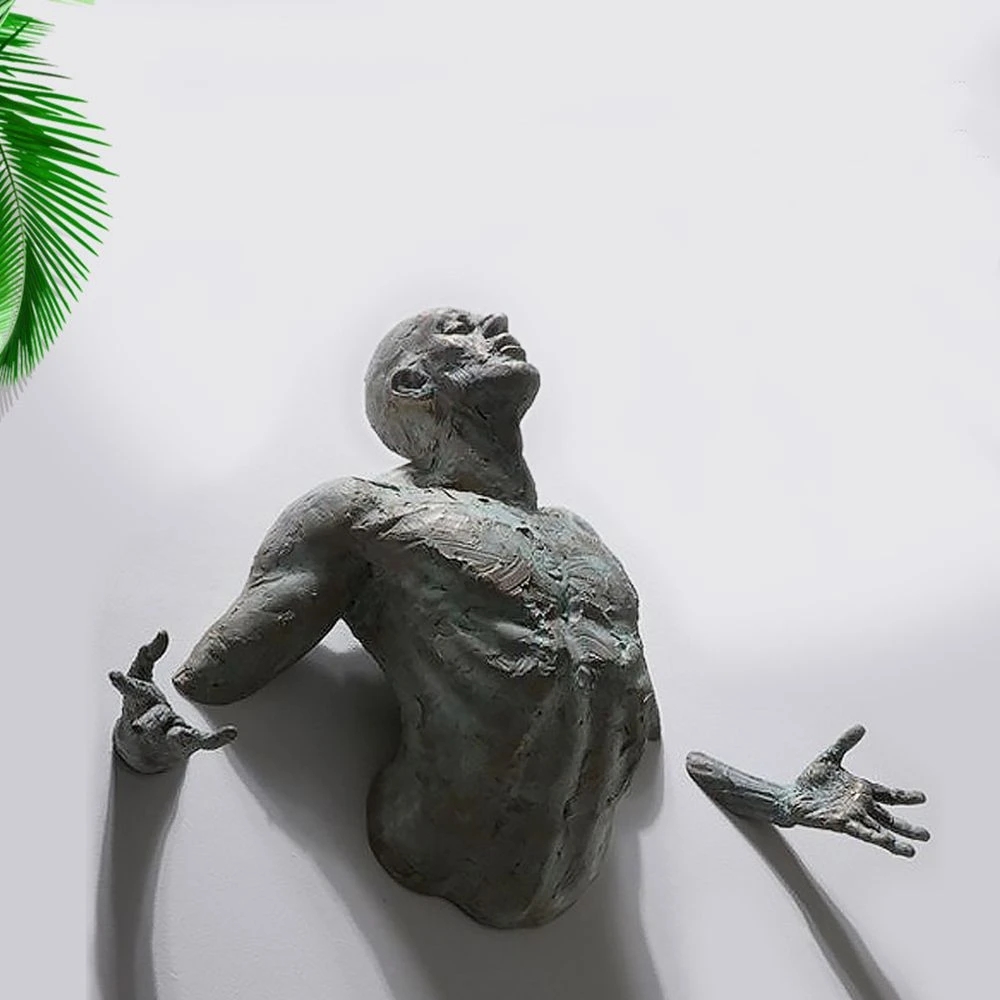 تقليد النحاس جدار ديكور مجردة  - مراجعة Background Resin Art وسعره
