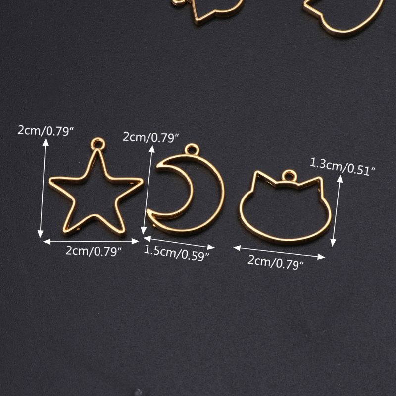 دلاية بإطار هندسي صغير ، مشغول - مراجعة Bezels Pendant Resin وسعره