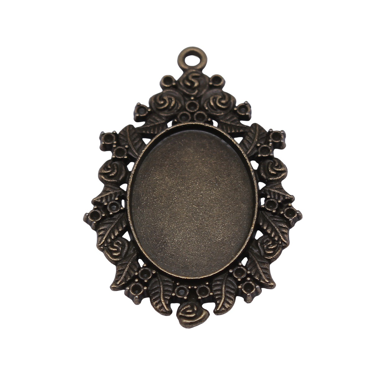 قاعدة إطار صور فارغة من سبيكة  - مراجعة Bezels Pendant Resin وسعره