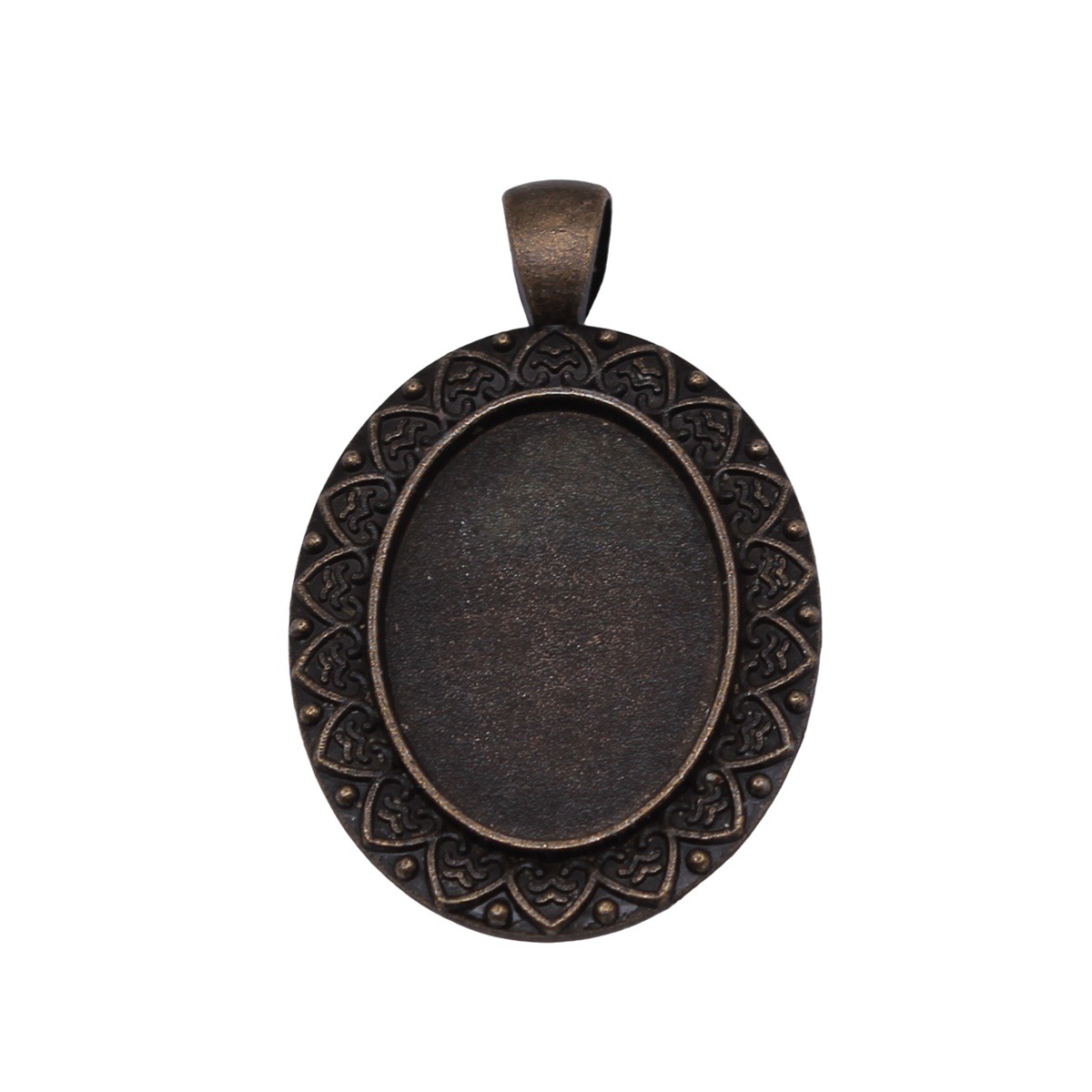 قاعدة إطار صور فارغة من سبيكة  - مراجعة Bezels Pendant Resin وسعره